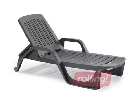 Sun lounger Bica Zanzibar, grey