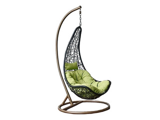 Hanging chair Domoletti Simple, green, beige