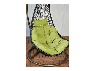 Hanging chair Domoletti Simple, green, beige