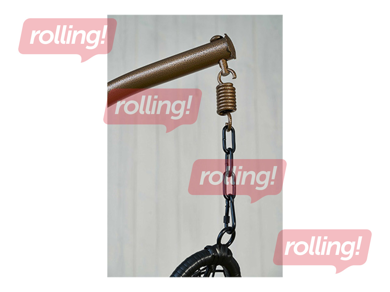 Hanging chair Domoletti Simple, green, beige