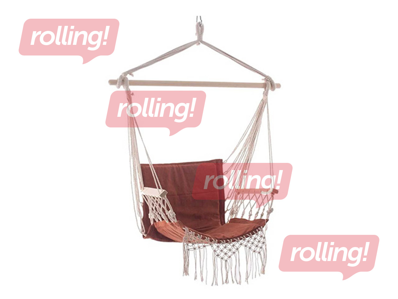 Piekaramais šūpuļkrēsls Domoletti Hanging, sarkans