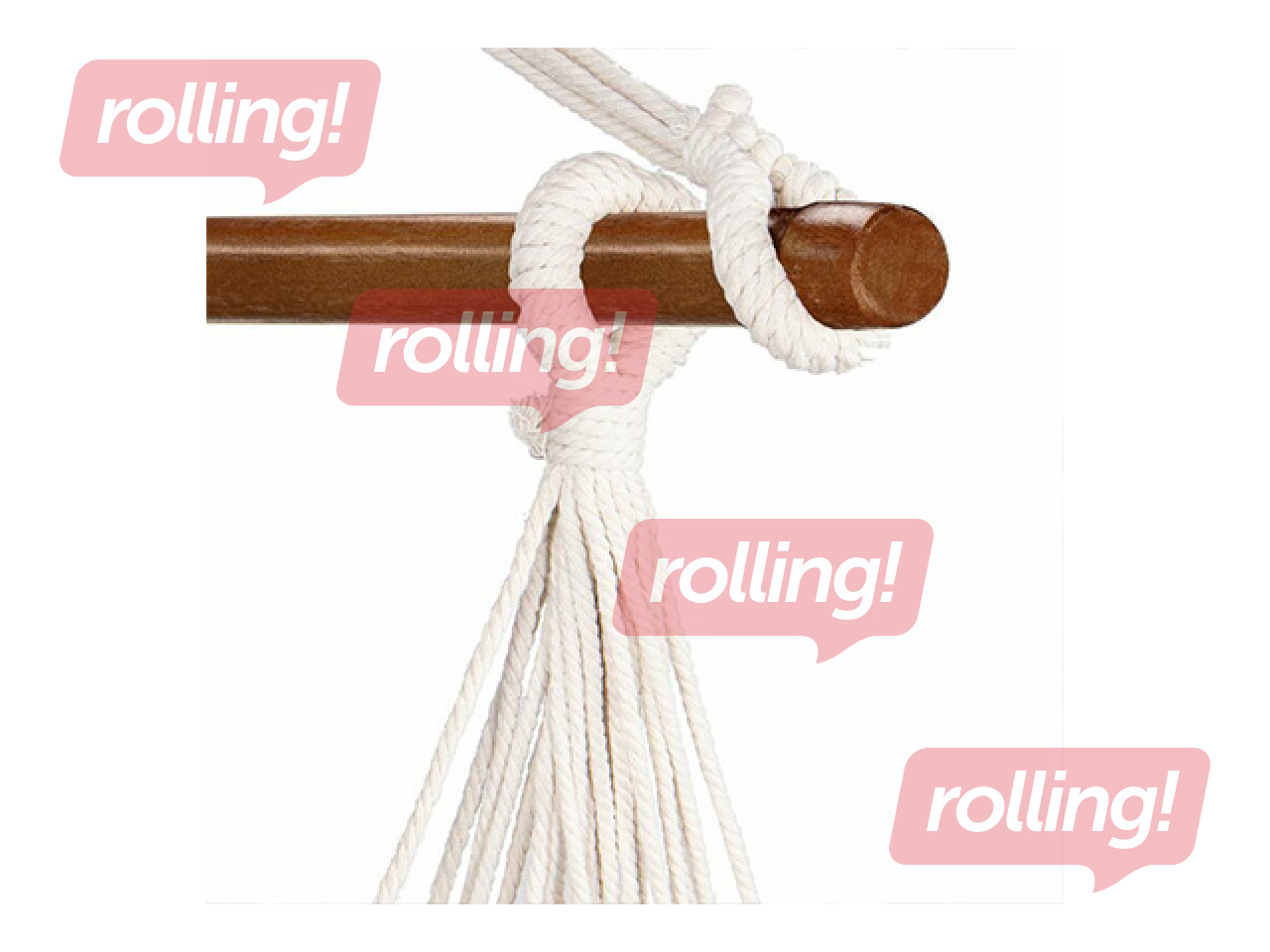 Hanging chair Springos, Brazilian, grey, beige