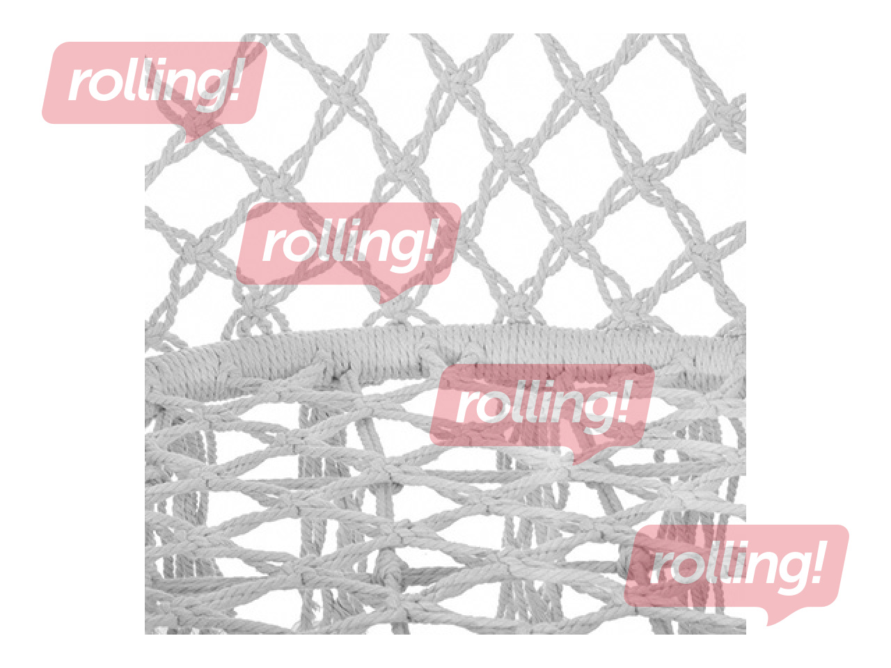 Подвесное кресло Springos, с бахромой, серое