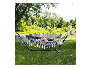 Hammock Springos, grey, 200×150cm