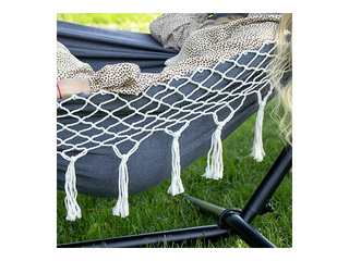 Hammock Springos, grey, 200×150cm