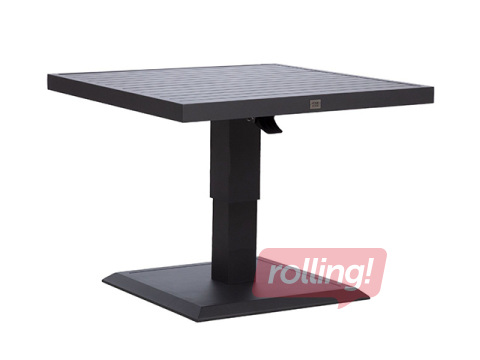 Height-adjustable table Tomson, grey, 85x85cm