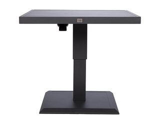 Height-adjustable table Tomson, grey, 85x85cm
