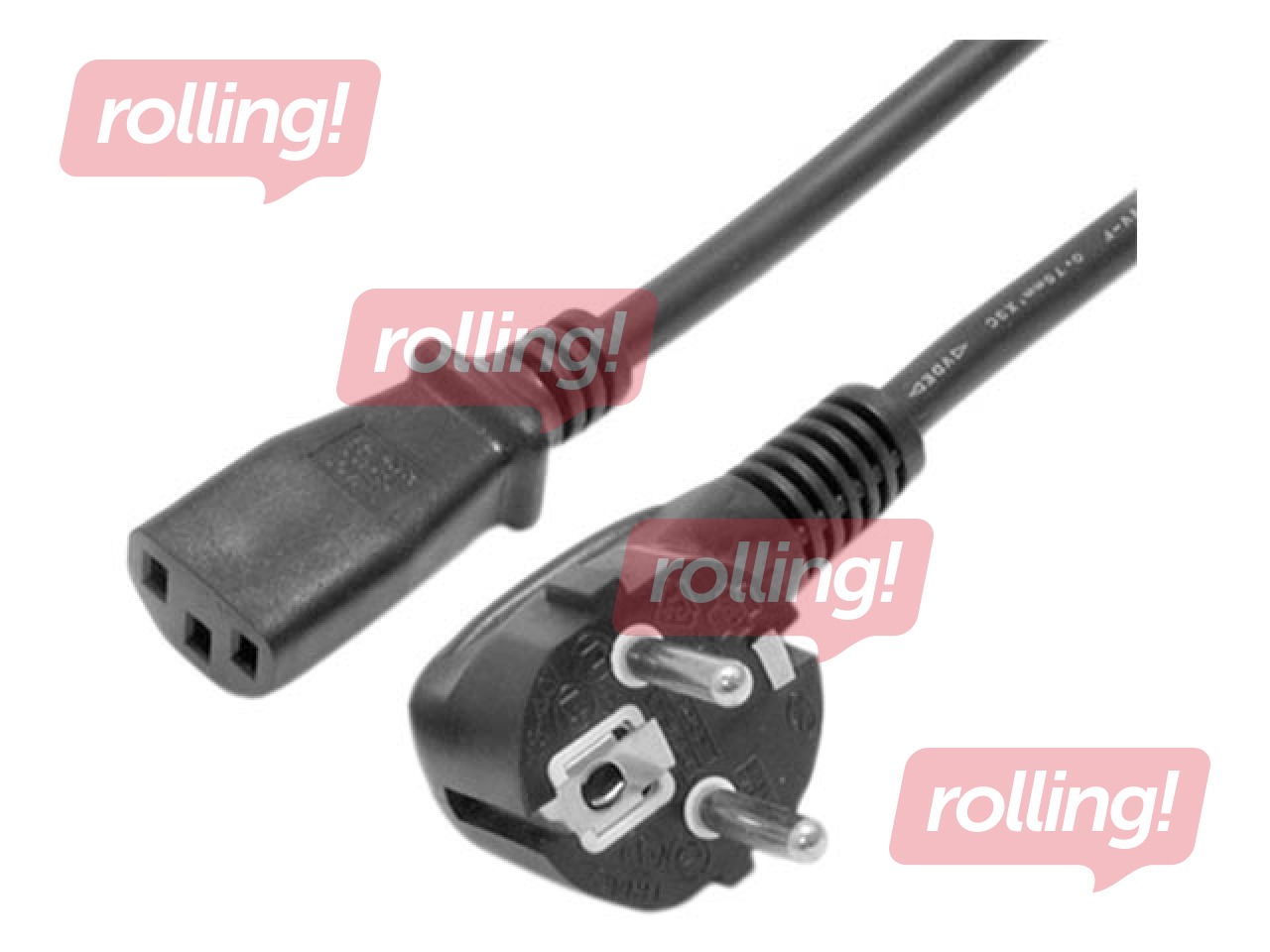 Power Cable, black,1.8m 