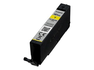 Tintes kasete Canon CLI-581XXL, Dzeltena (820 lpp)