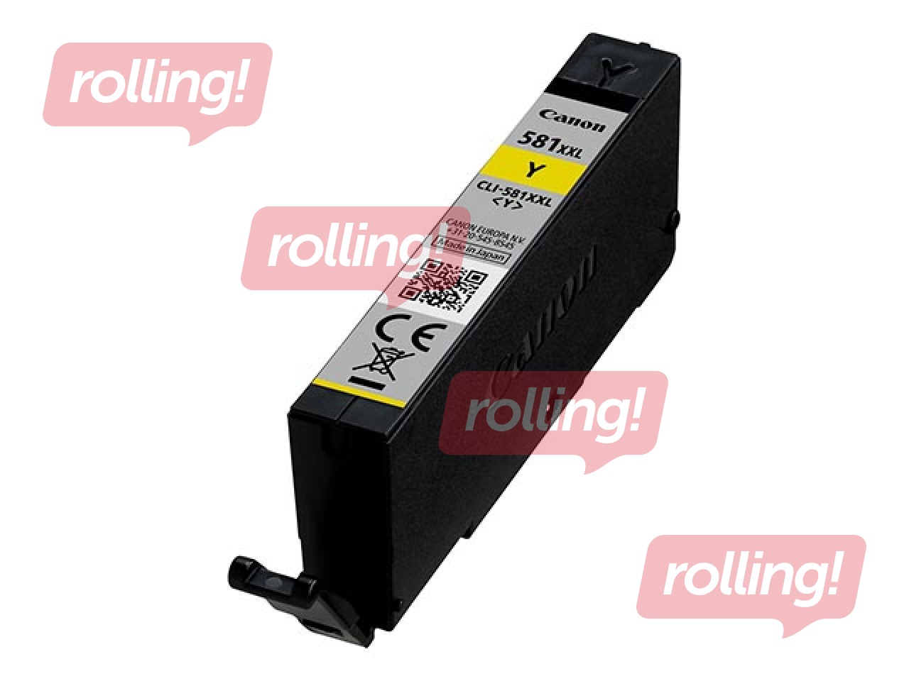 Tintes kasete Canon CLI-581XXL, Dzeltena (820 lpp)