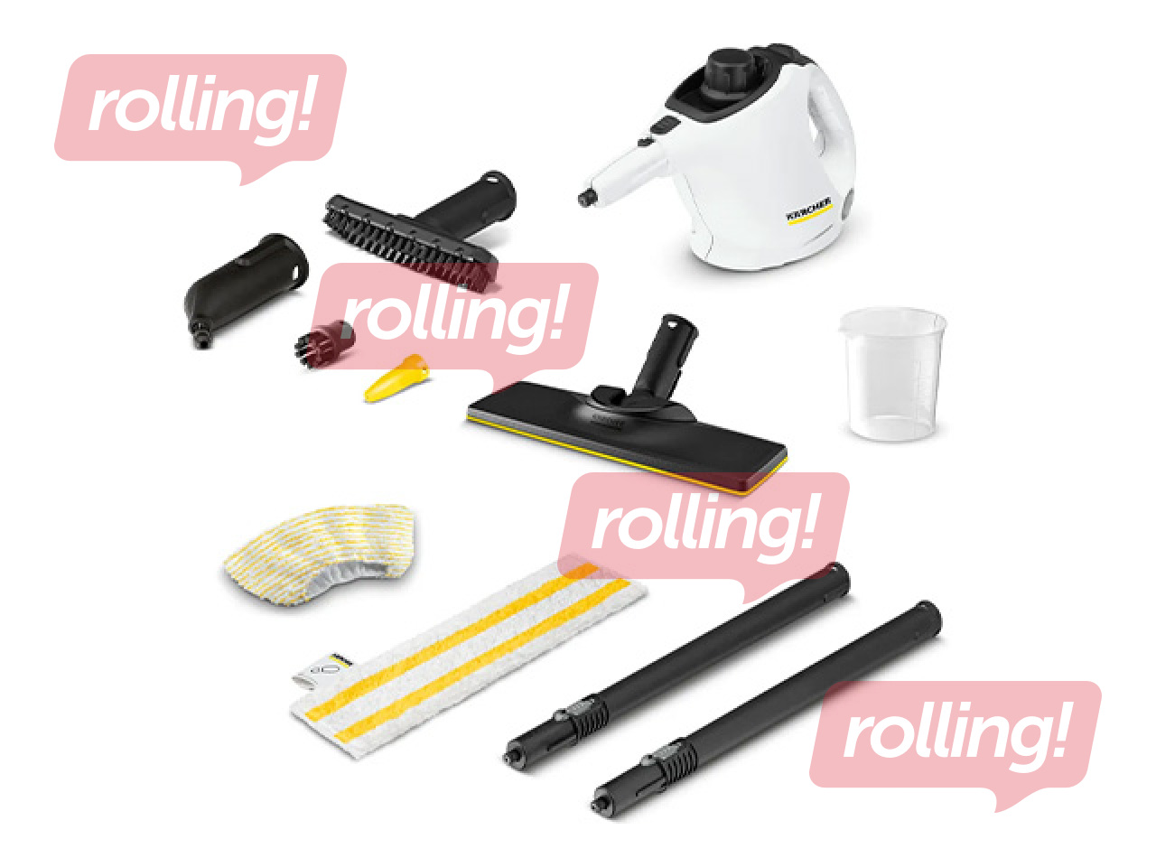 Tvaika tīrītājs Kärcher SC 1 EasyFix, balts