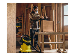 Пылесос Kärcher WD 6 для влажной и сухой уборки, жёлтый