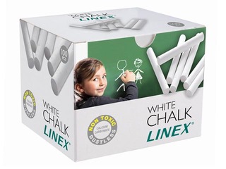 Chalk Linex, white, 100 pcs.