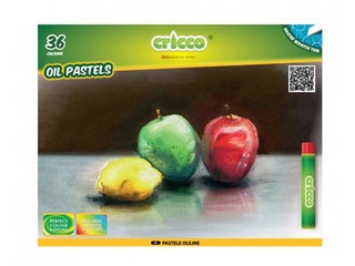 Eļļas krītiņi Oil Pastels Cricco, 36 krāsas