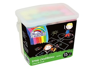 Asfaldi kriidid Fiorello, 15 tk, värvilised