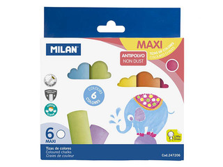 Chalks Milan Maxi, non-dust, 6 pcs.