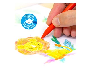 Värvipliiatsid Milan Plastipastel, ümmargused, 24 värvi