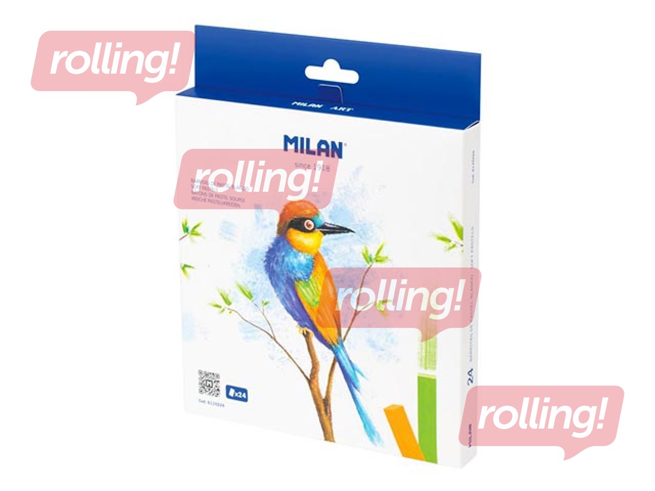 Pastellkriidid Milan Art, 24 värvi