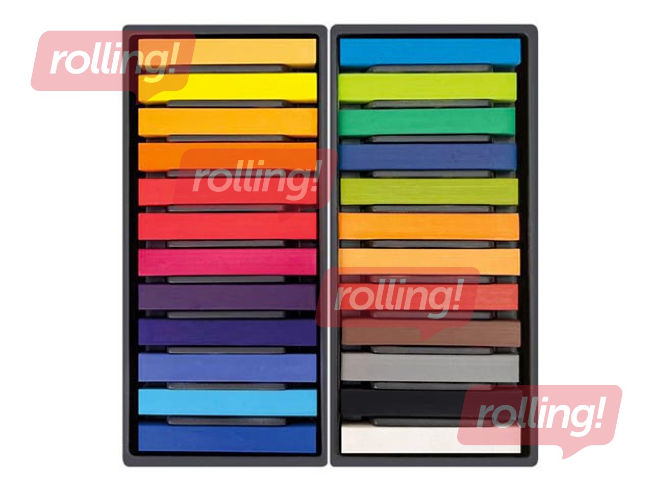 Pastellkriidid Milan Art, 24 värvi