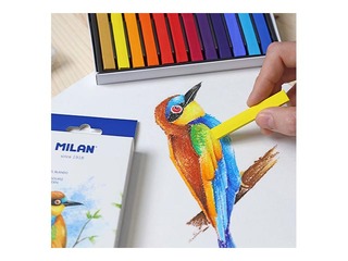 Soft pastel sticks Milan Art, 12 colours