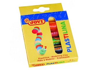 Plasticine Jovi, 6 colors