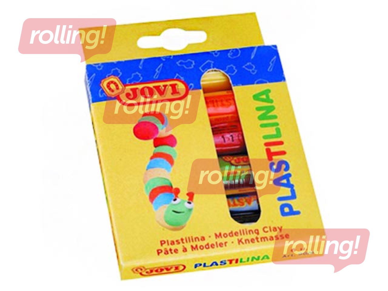 Plastiliin Jovi, 6 tooni