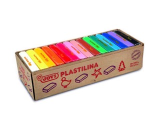Plasticine Jovi, 350 gr x 15 colors