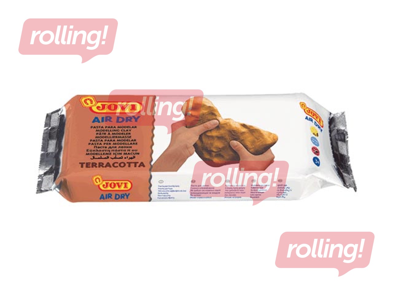 Modeling paste Jovi, brown, 0.5 kg