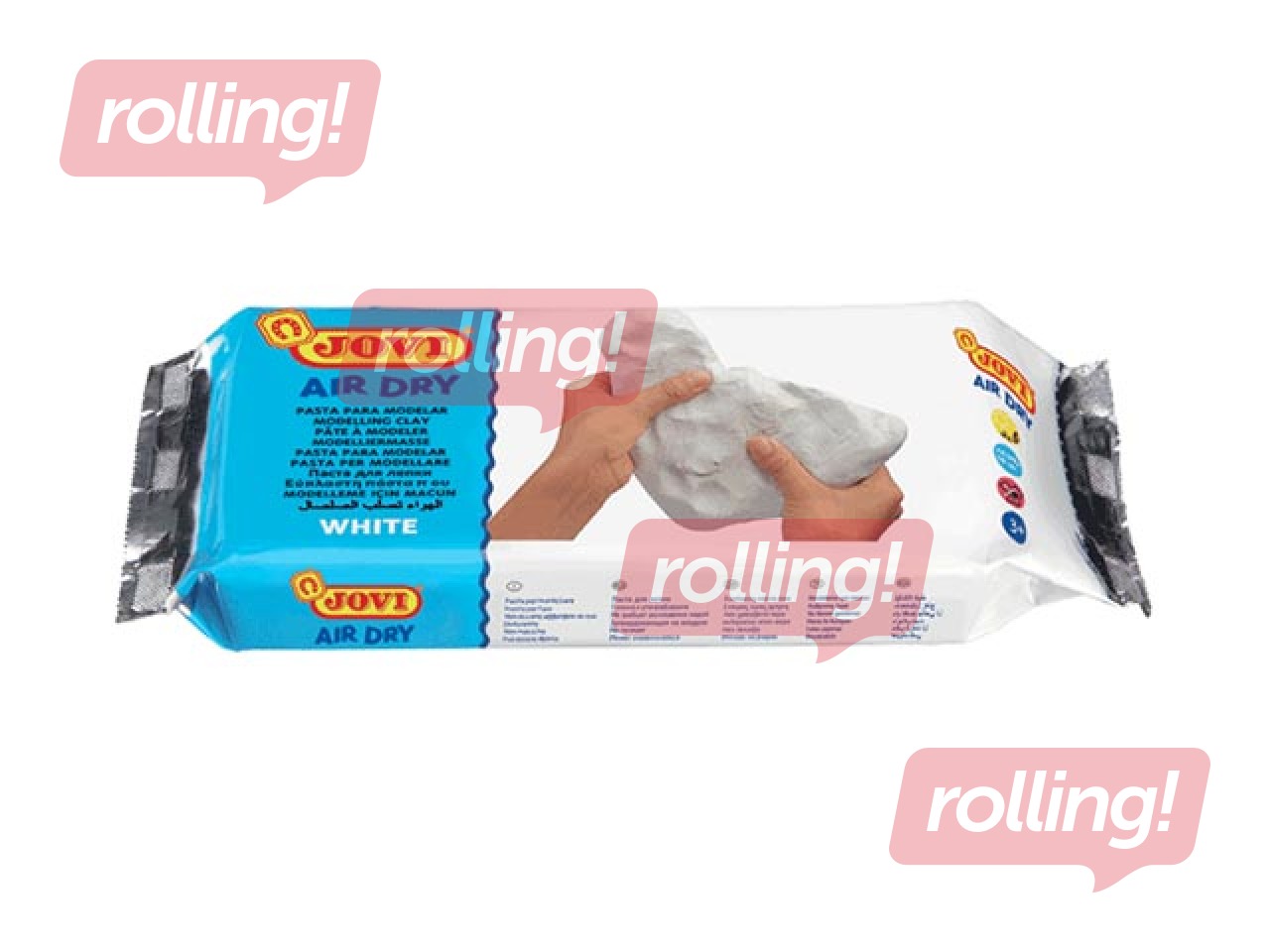 Пластика для моделирования Jovi, белая, 0.5 kg