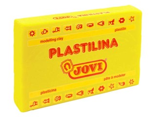 Plasticine Jovi, 350g, yellow color