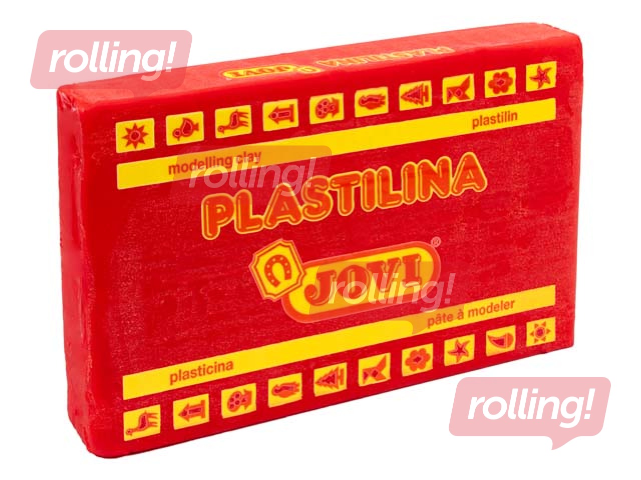 Plastiliin Jovi, 350 g, punane