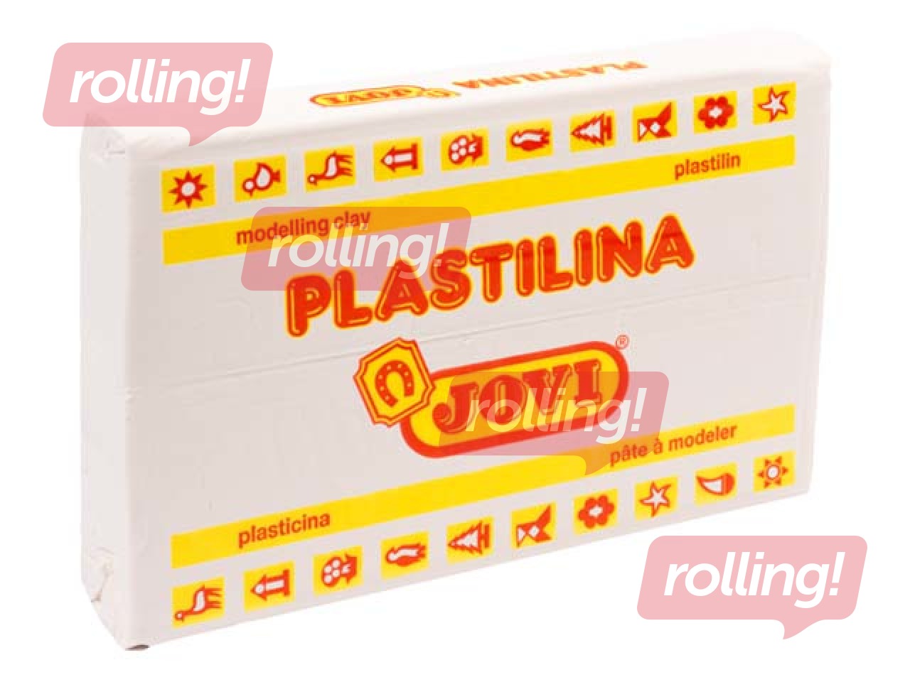 Пластилин Jovi, 350г, белого цвета