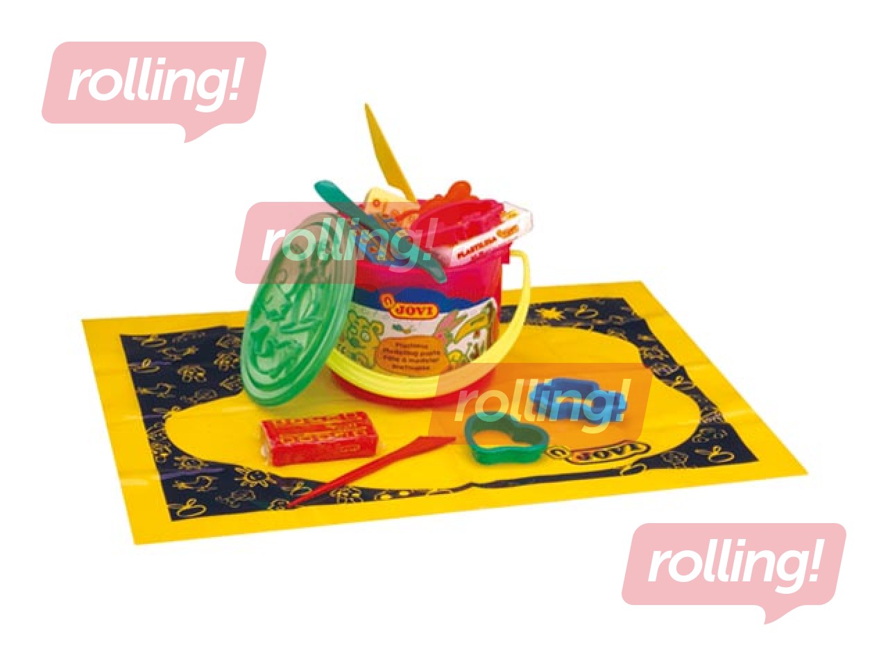 Plastiliini ja vormide komplekt Jovi, ämbris