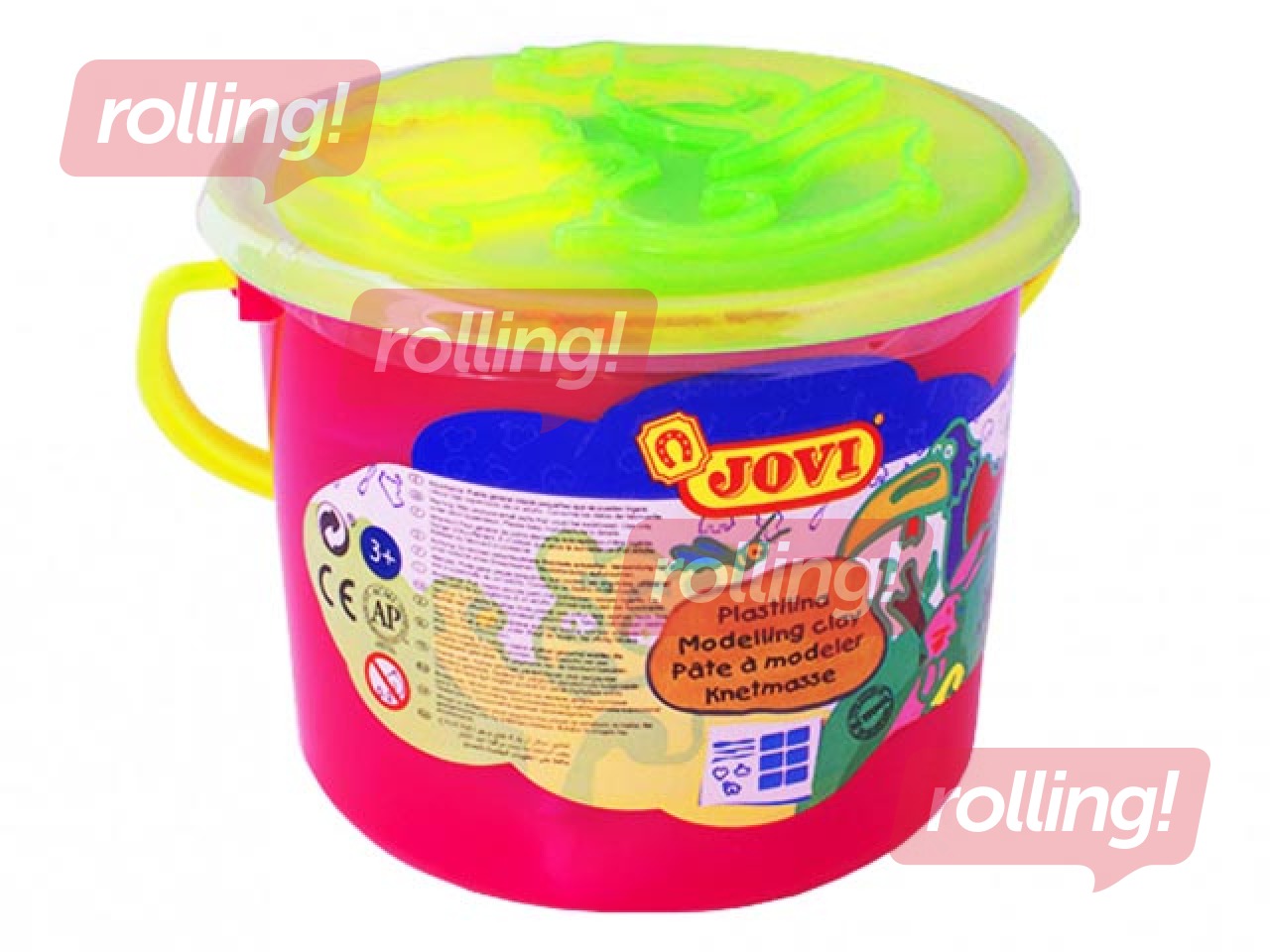 Plastiliini ja vormide komplekt Jovi, ämbris