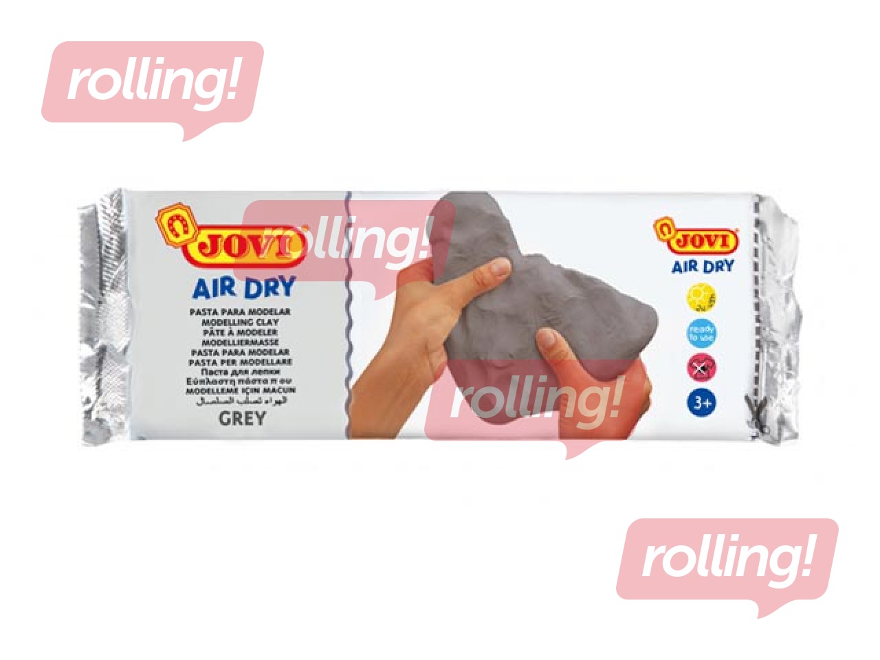 Modelleerimispasta Jovi, hall, 0,5 kg