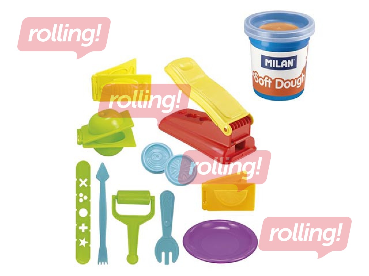 Pehme voolimismass, tööristadega Milan ''Cooking time''