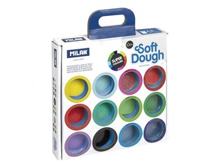 Soft Dough assorted colours Milan, 16 colours