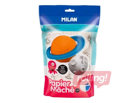 Papier-mâché pulber, valge, 200 g
