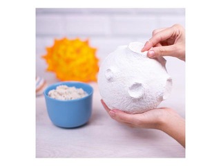 Papier-mâché pulber, valge, 200 g