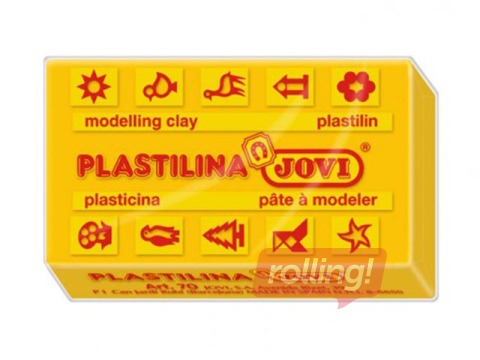 Plasticine Jovi, 50g, yellow