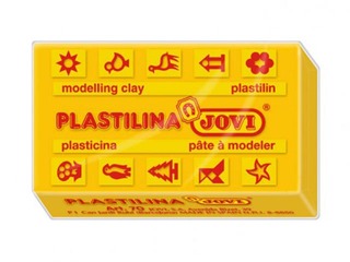 Plastilīns Jovi, 50g, dzeltena krāsa