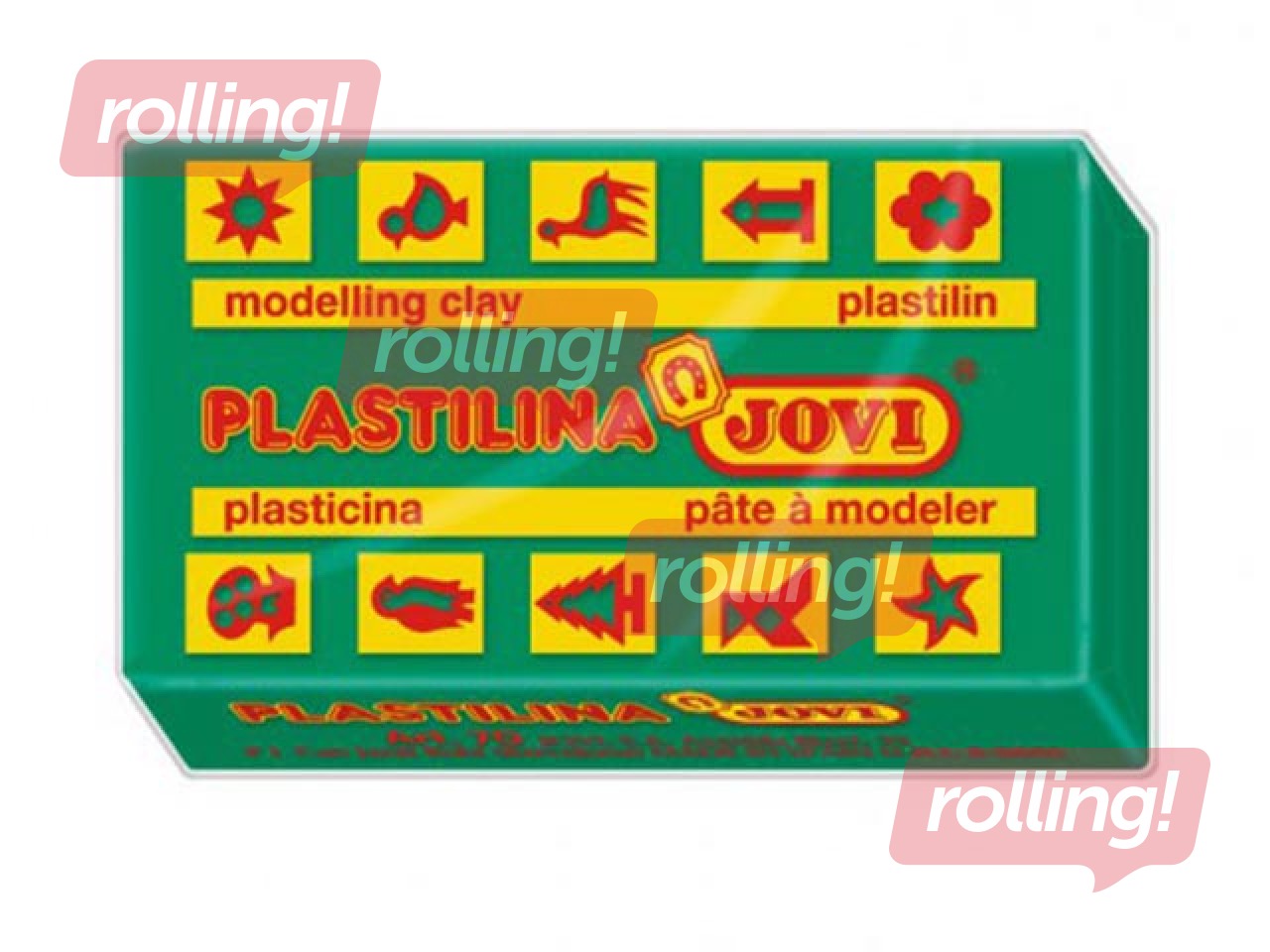 Plasticine Jovi, 50g, dark green