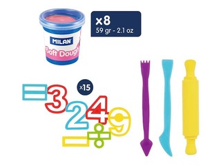 Plastilīna - modelēšanas masas komplekts 