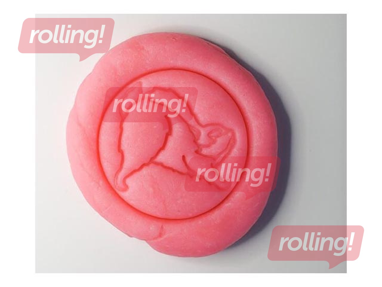 Plastilīns - modelēšanas masa Mīci, 120g, rozā krāsa