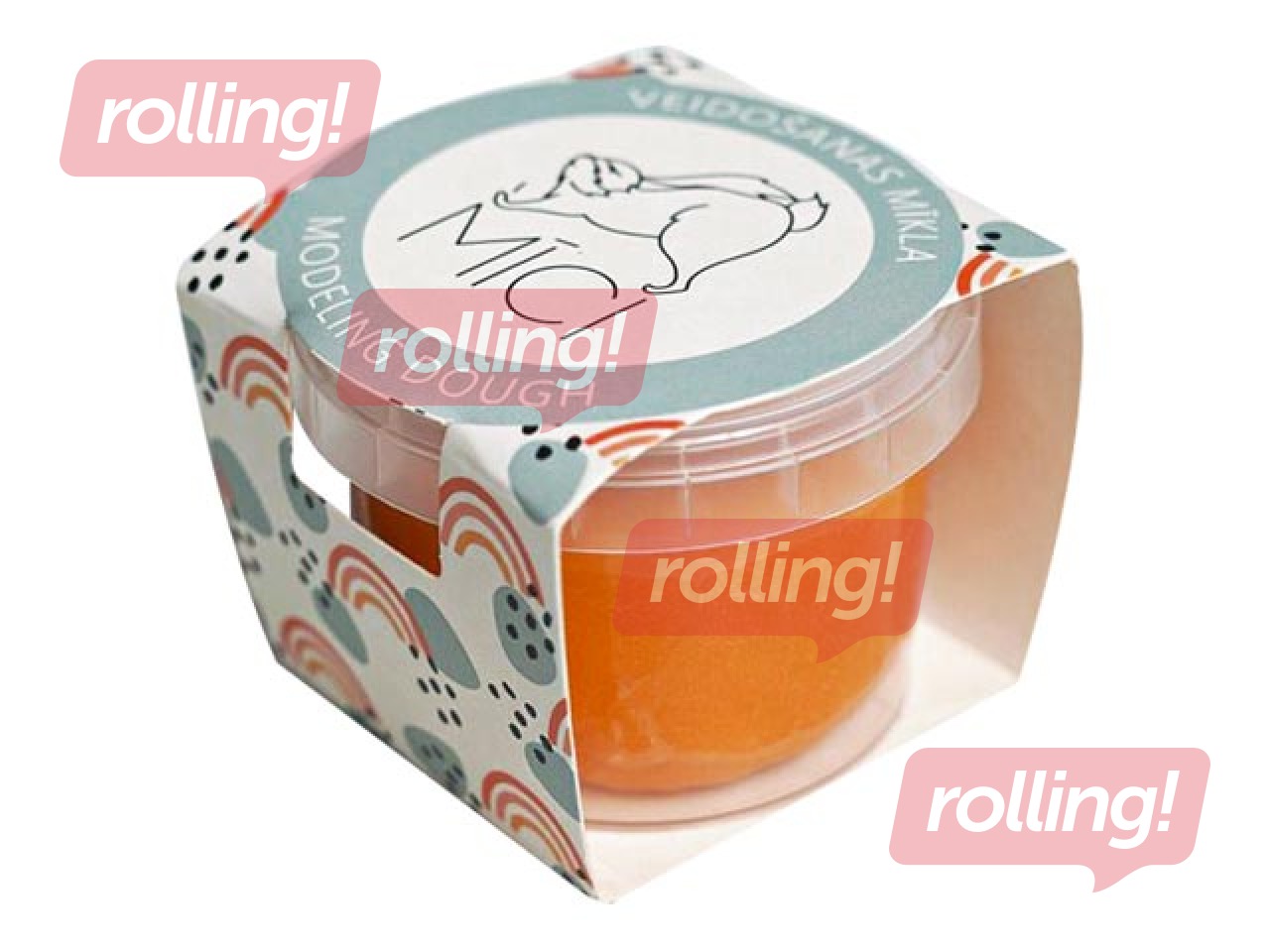 Plastiliin Mīci 120g, oranž