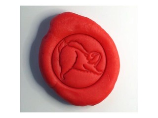 Plastilīns - modelēšanas masa Mīci, 120g, sarkana krāsa