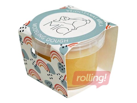 Play dough Mīci 120g, yellow color