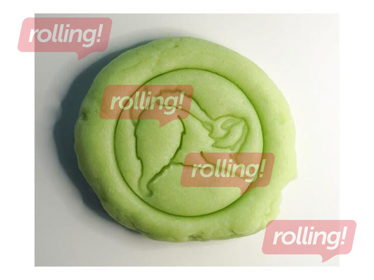 Play dough Mīci 120g, light green color