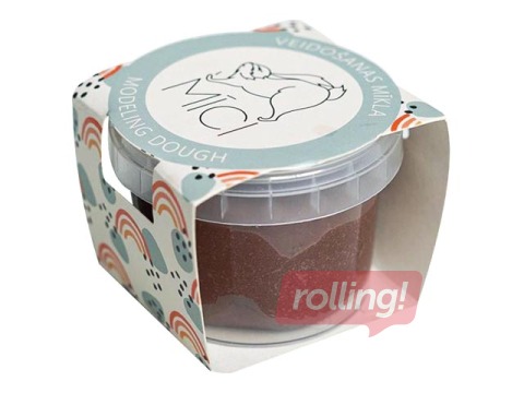 Пластилин - масa для лепки Mīci, 120g, коричневый цвет