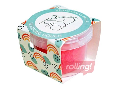 Play dough Mīci 120g, bright pink color